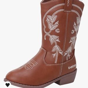 Bebe Big Girls Cowboy Boots Size 3